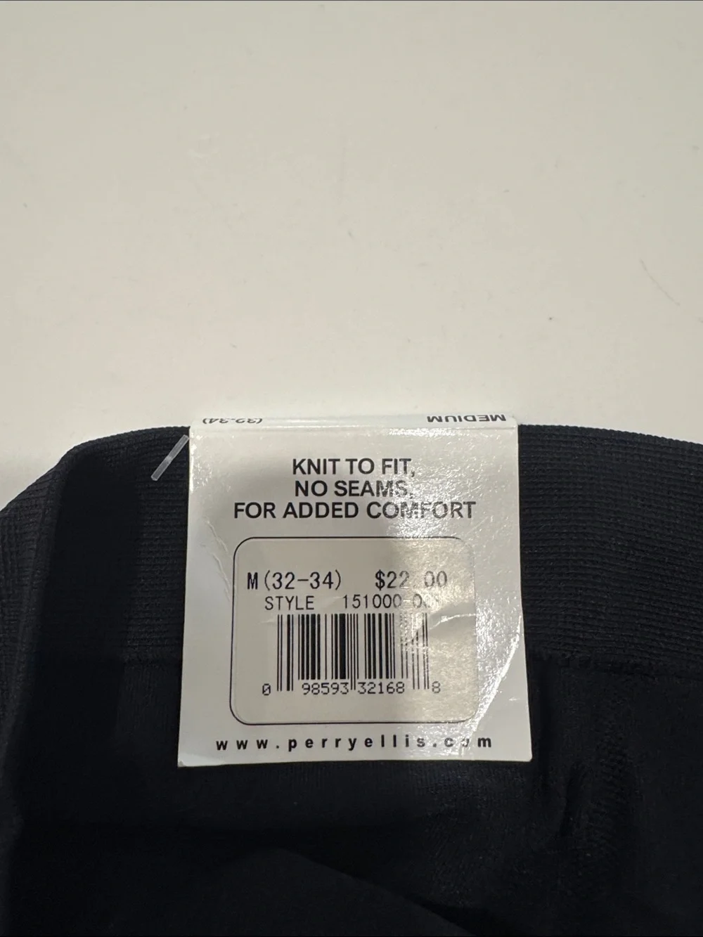 Perry Ellis Black Seamless Boxer Briefs